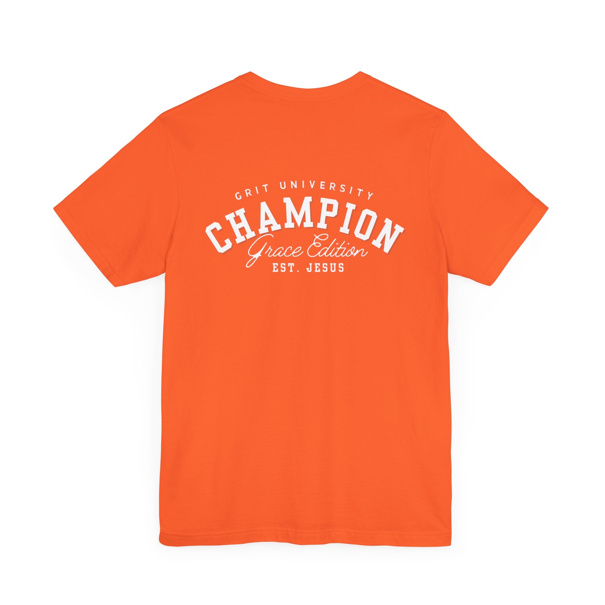 Collection of Champion Spirit Unisex Tee, Motivational T-Shirt for Everyday Wear, Ideal for College Students, Athletes, Gift for Graduates in a gallery layout