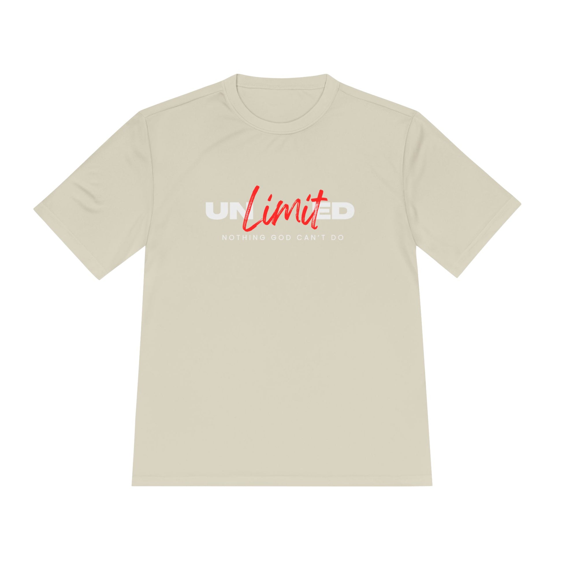 Unisex Moisture Wicking Tee - 'Unlimited' Inspirational Sportswear