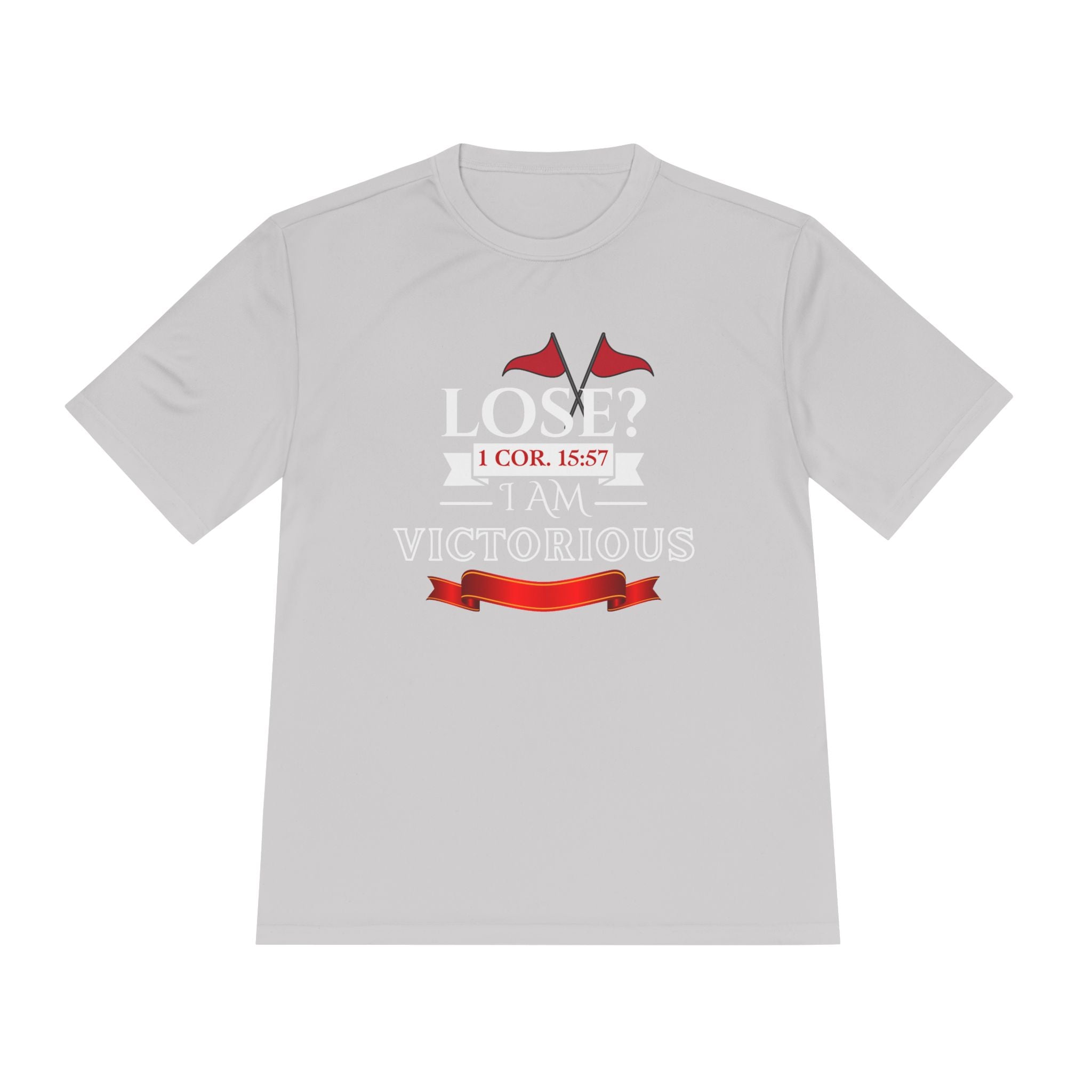 Collection of Victorious Faith Unisex Moisture Wicking Tee - I COR. 15:57 in a gallery layout