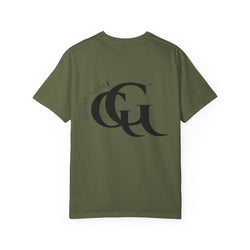 Collection of Unisex Garment-Dyed T-Shirt with Cross Design - Faith-Inspired Apparel in a gallery layout