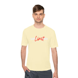 Collection of Unisex Moisture Wicking Tee - 'Unlimited' Inspirational Sportswear in a gallery layout