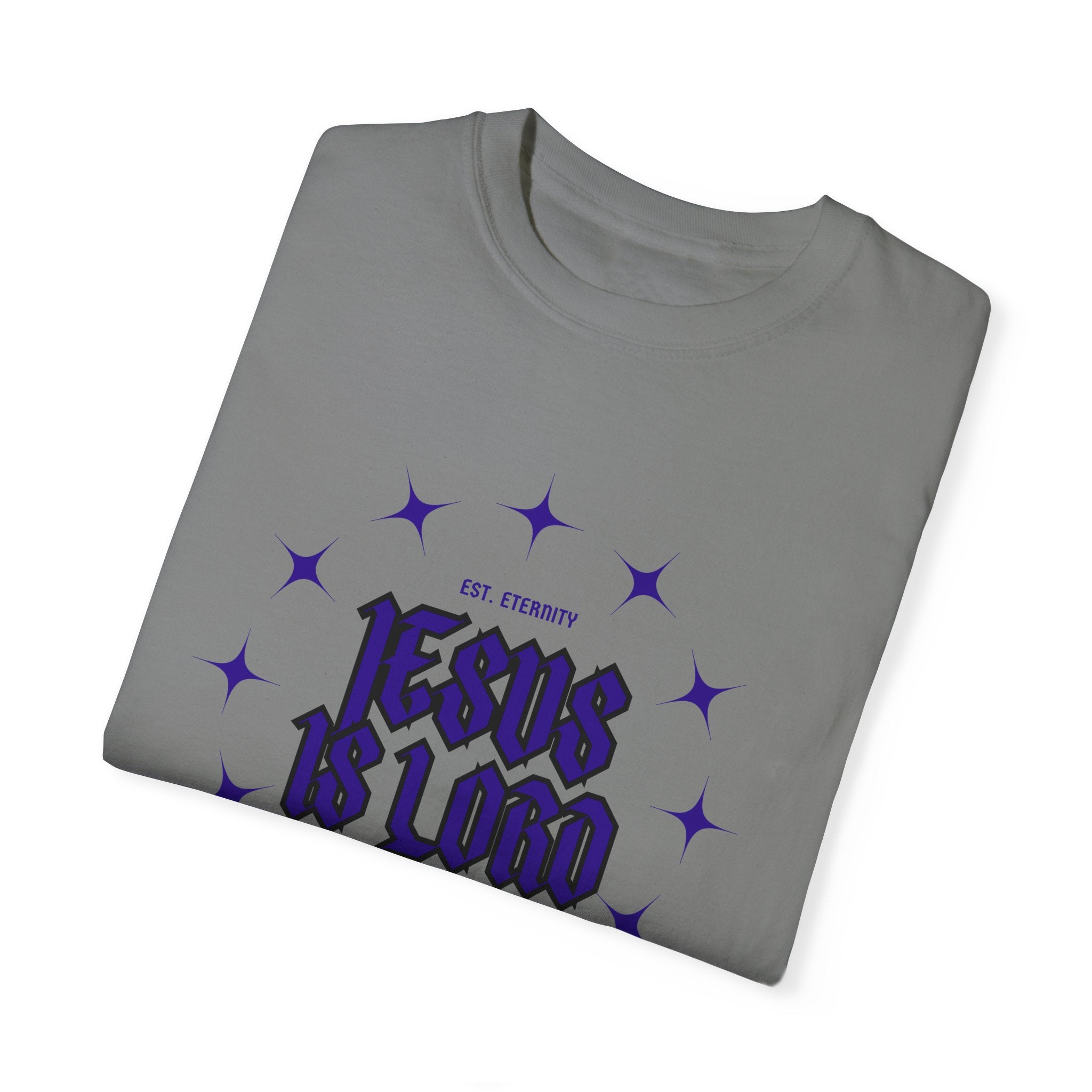 Collection of Inspirational Unisex T-Shirt - 'Jesus is Lord' Design - Perfect for Faith-Based Celebrations in a gallery layout