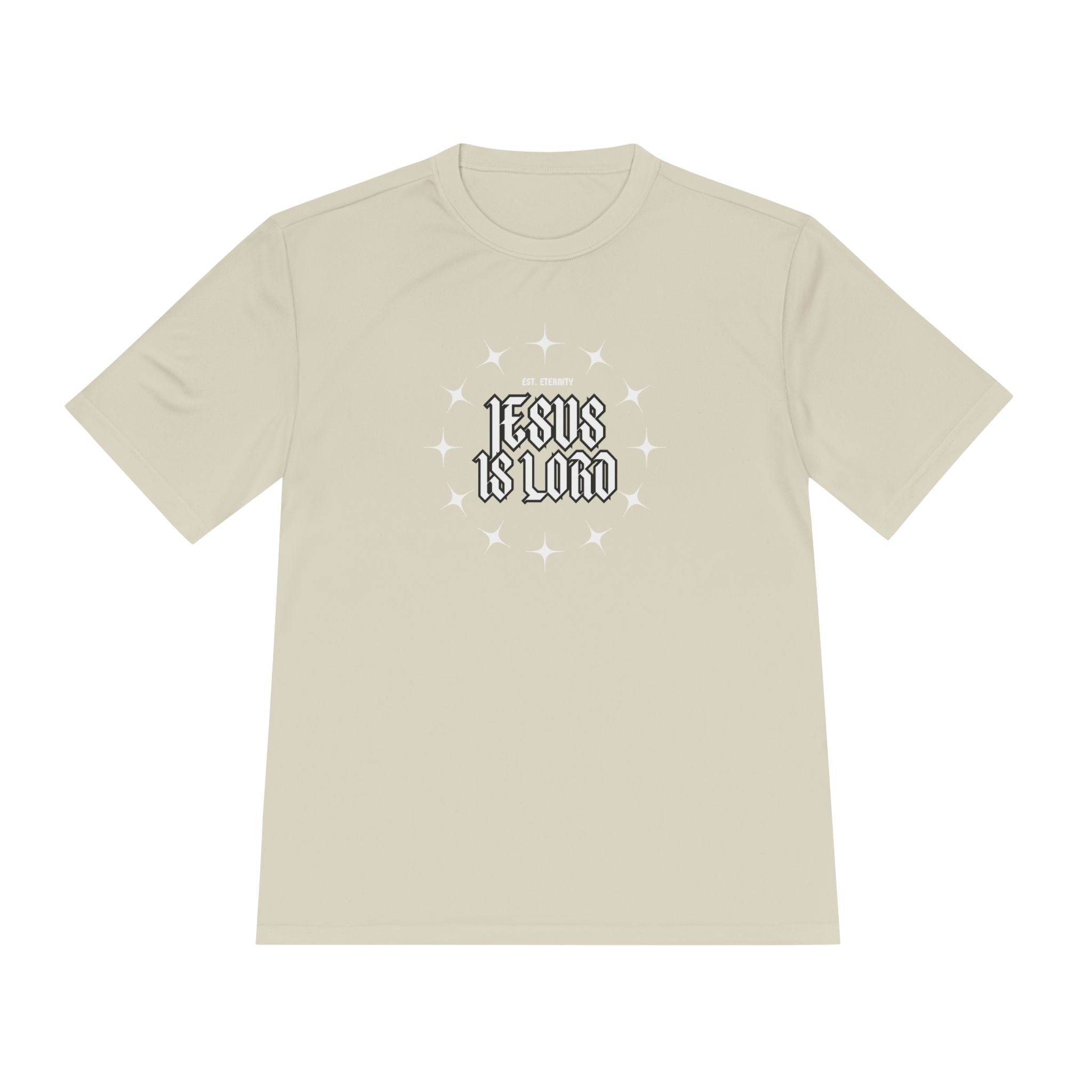 Collection of Unisex Moisture Wicking Tee - 'Jesus is Lord' Inspirational Activewear in a gallery layout