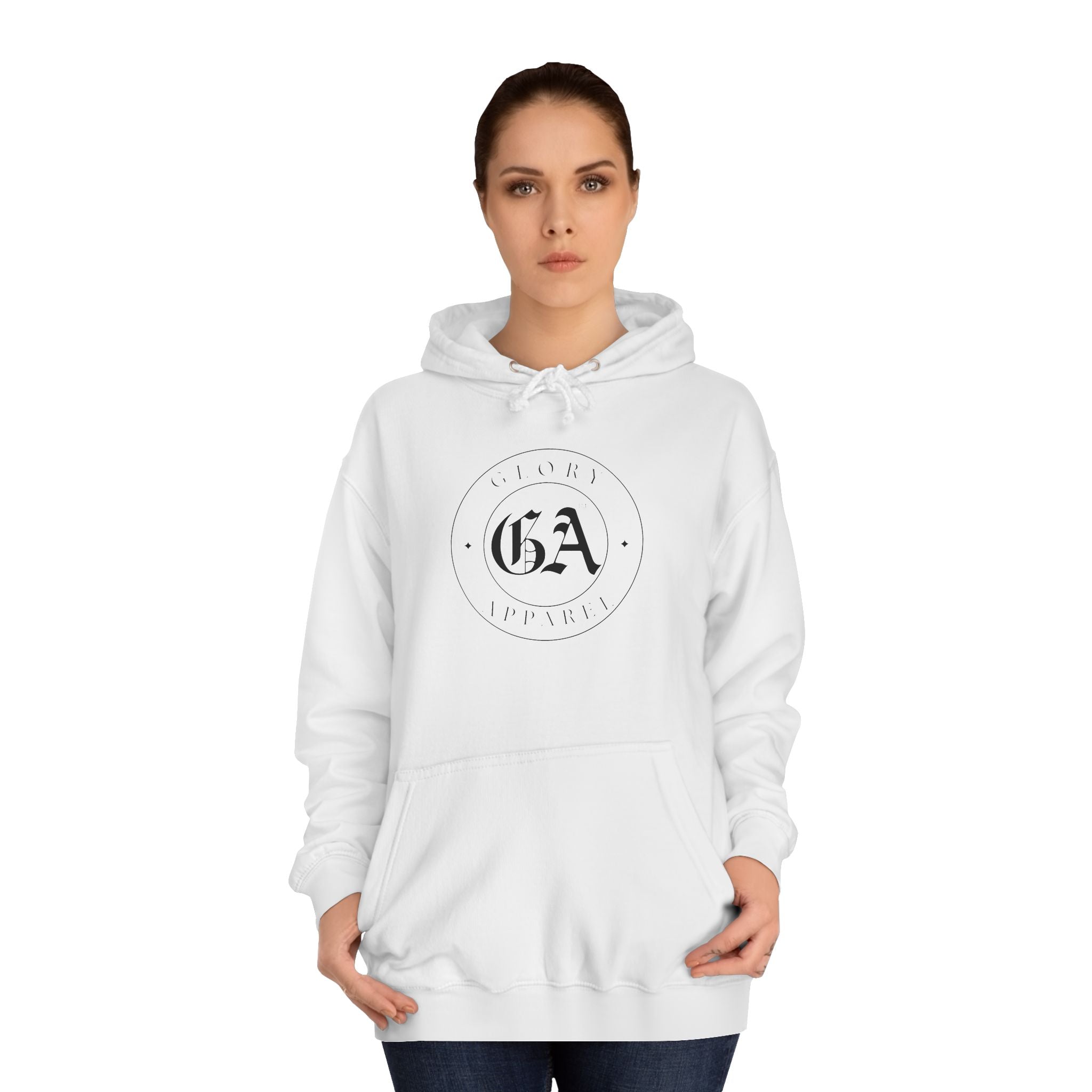 Collection of Glory Apparel Cozy Unisex College Hoodie  - Perfect for Campus Life & Casual Wear in a gallery layout