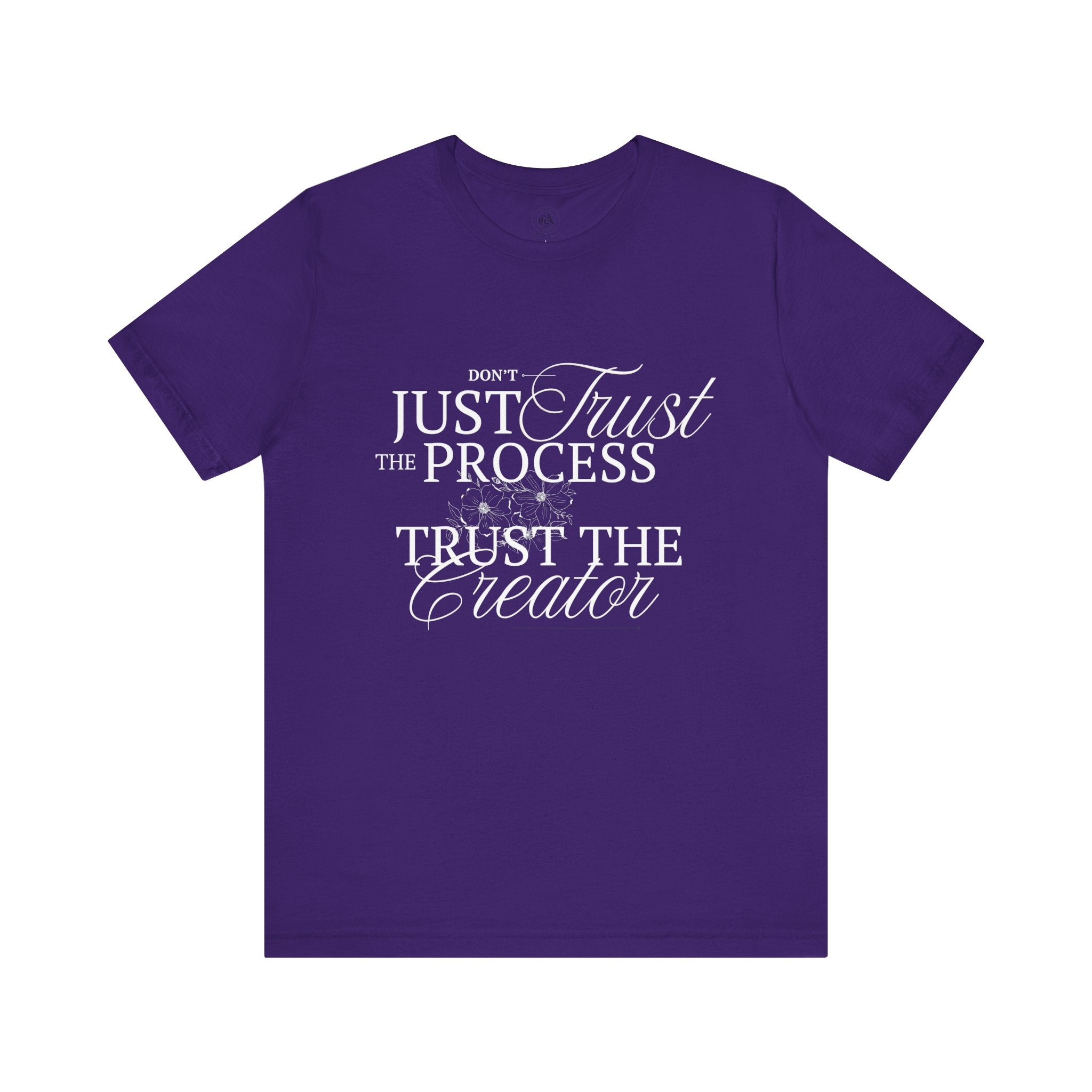 Collection of Women's Edition Inspirational Trust the Creator Tee, Motivational Shirt, Gift for Creatives, Unisex Graphic Tee, Relaxed Fit Everyday Wear in a gallery layout