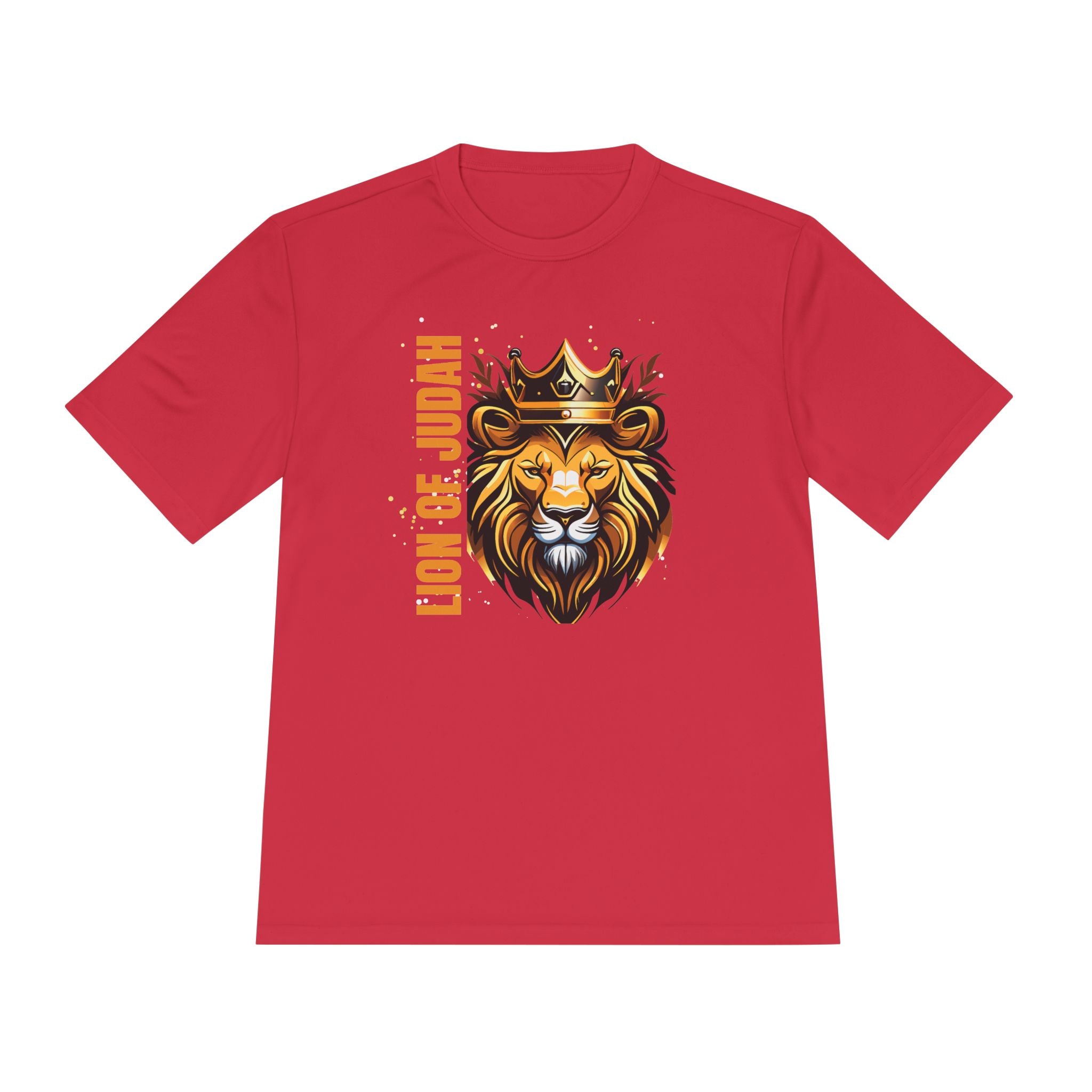 Collection of Lion of Judah Unisex Moisture Wicking Tee - Stylish Performance Shirt for Active Lifestyle in a gallery layout