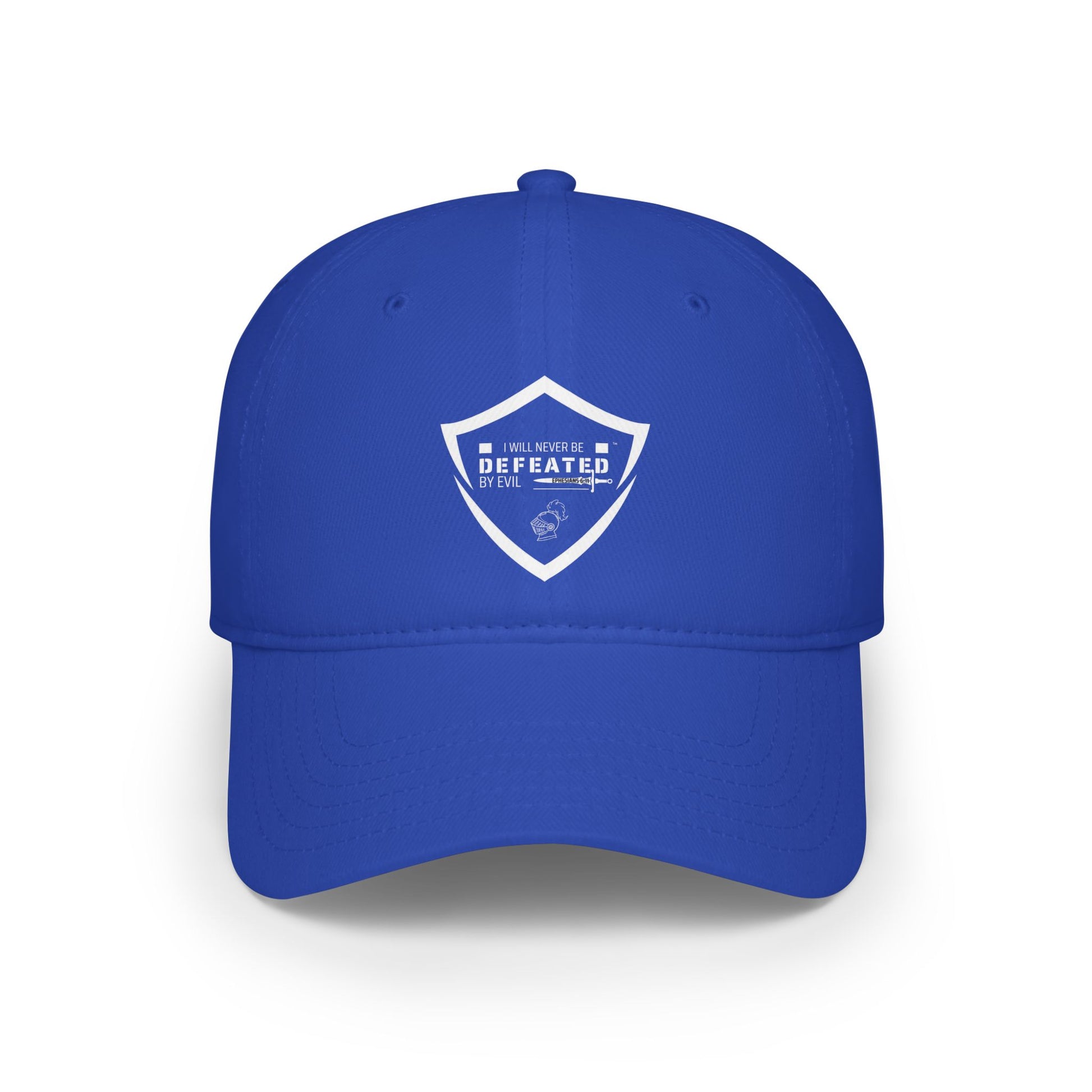 Overcome Evil Baseball Cap - Invincible & Never Defeated Design