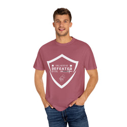 Collection of I Will Never Be Defeated T-Shirt | Unisex Garment in a gallery layout