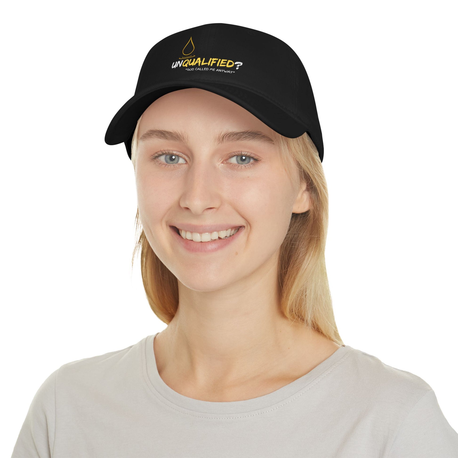 UNQUALIFIED? God Called Me Anyway Baseball Cap - Faith Inspired Low Profile Cap for Everyday Wear