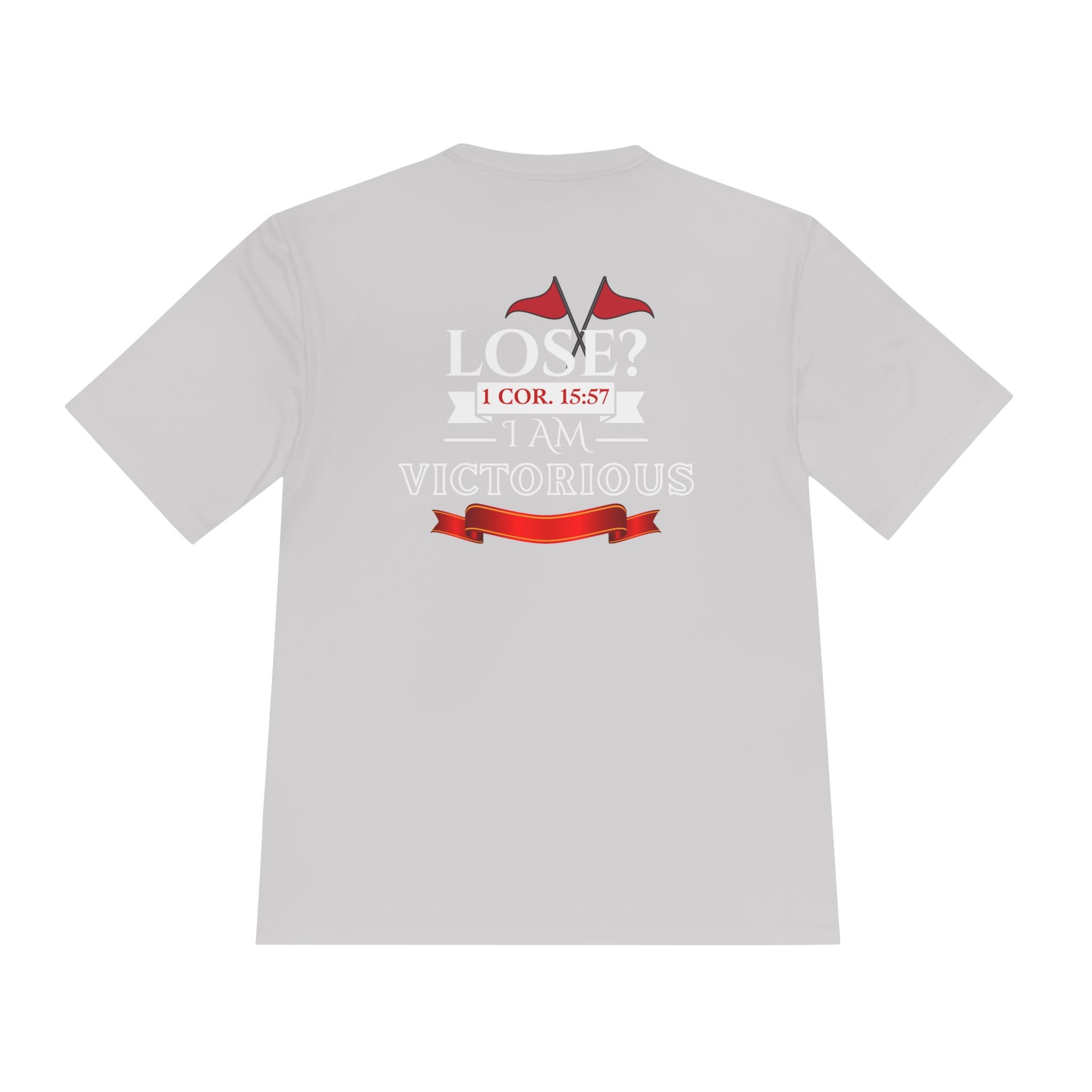 Collection of Victorious Faith Unisex Moisture Wicking Tee - I COR. 15:57 in a gallery layout