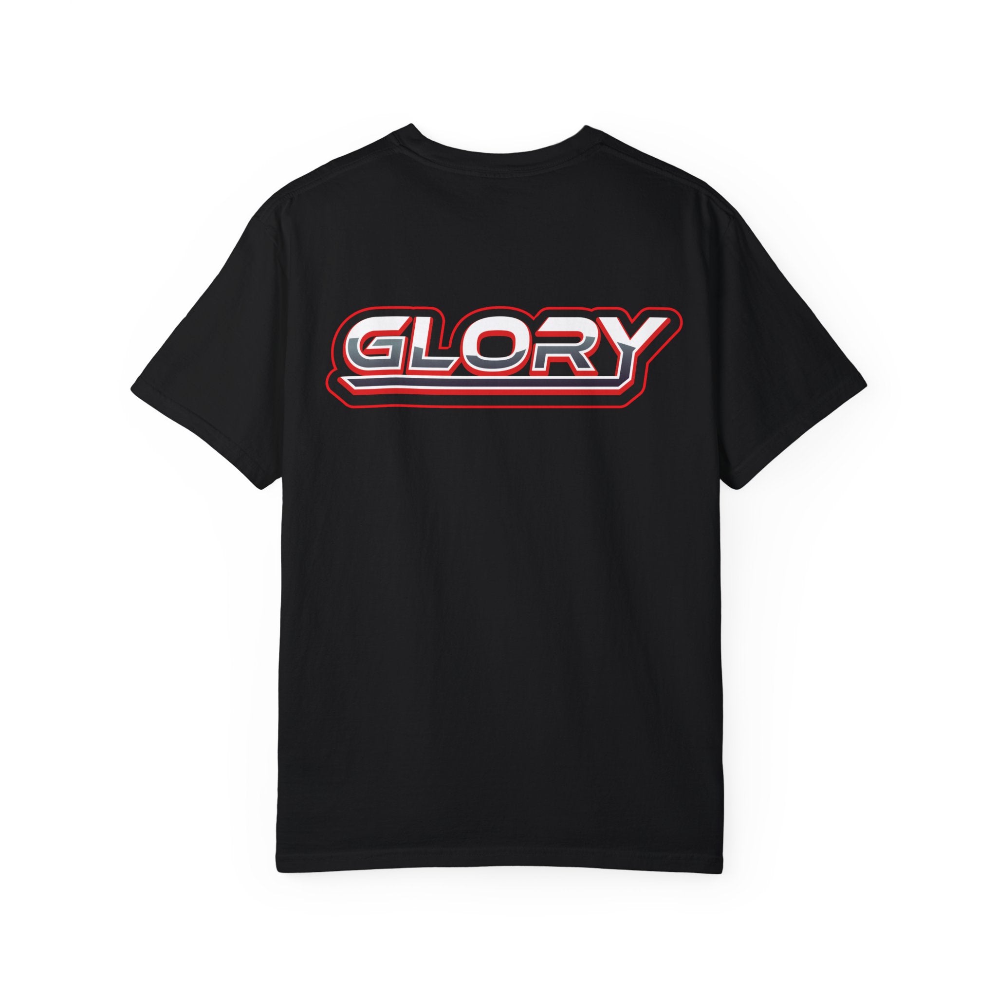 Collection of Unisex Garment-Dyed T-Shirt - 'GLORY' Graphic Tee for Everyday Wear in a gallery layout