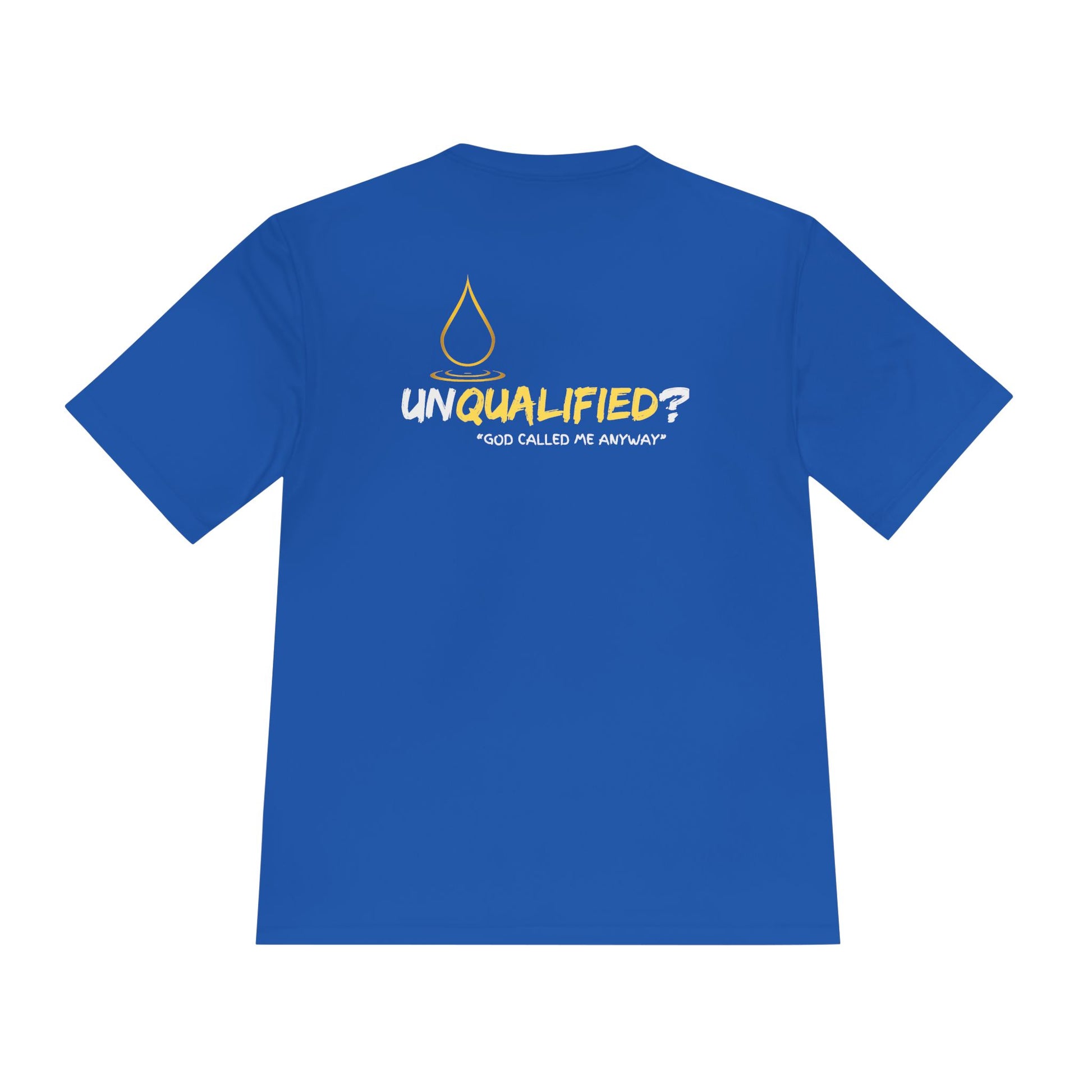 Unisex Moisture Wicking Tee - 'UNQUALIFIED?' Performance Shirt for Athletes